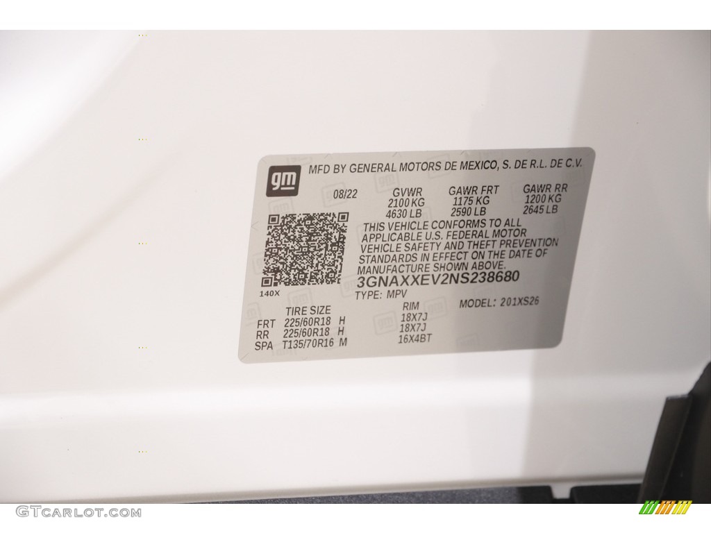 2022 Equinox Premier AWD - Summit White / Jet Black/Maple Sugar photo #24