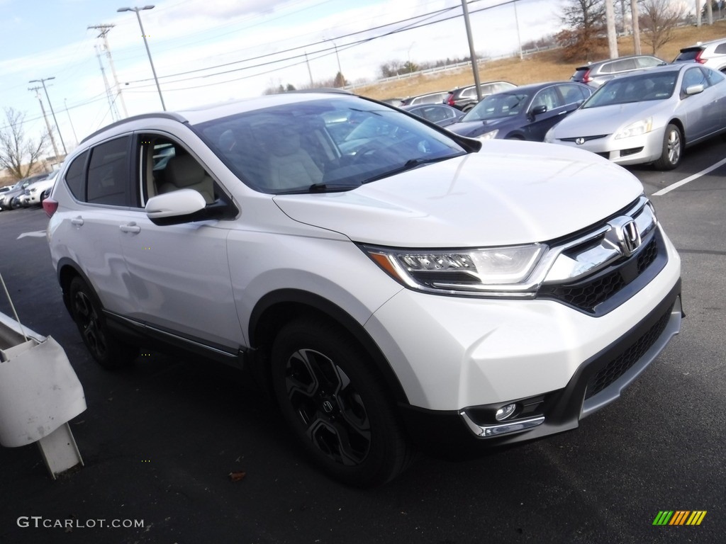 2019 CR-V Touring AWD - Platinum White Pearl / Ivory photo #6