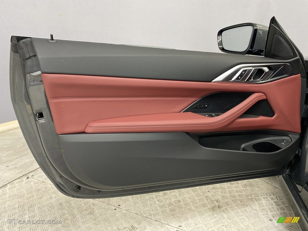 2023 BMW 4 Series 430i Convertible Tacora Red Door Panel Photo #145440646