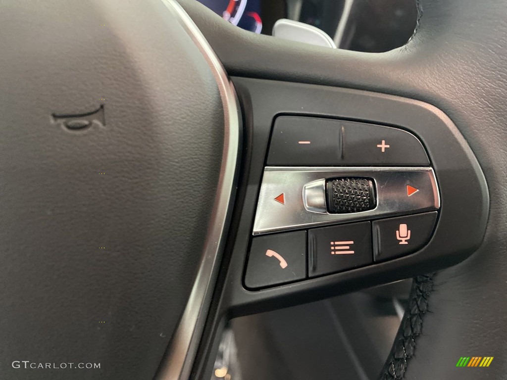 2023 BMW 4 Series 430i Convertible Tacora Red Steering Wheel Photo #145440811