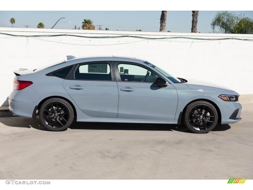 Sonic Gray Pearl 2023 Honda Civic Si Sedan Exterior Photo #145441087