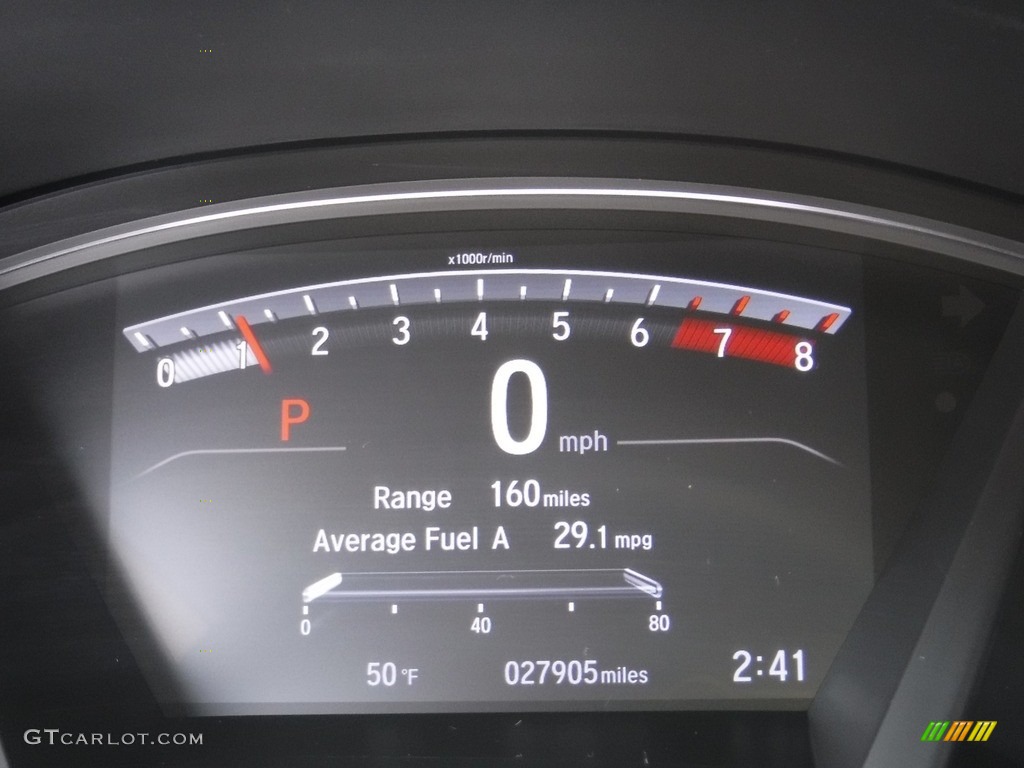 2019 CR-V Touring AWD - Platinum White Pearl / Ivory photo #38