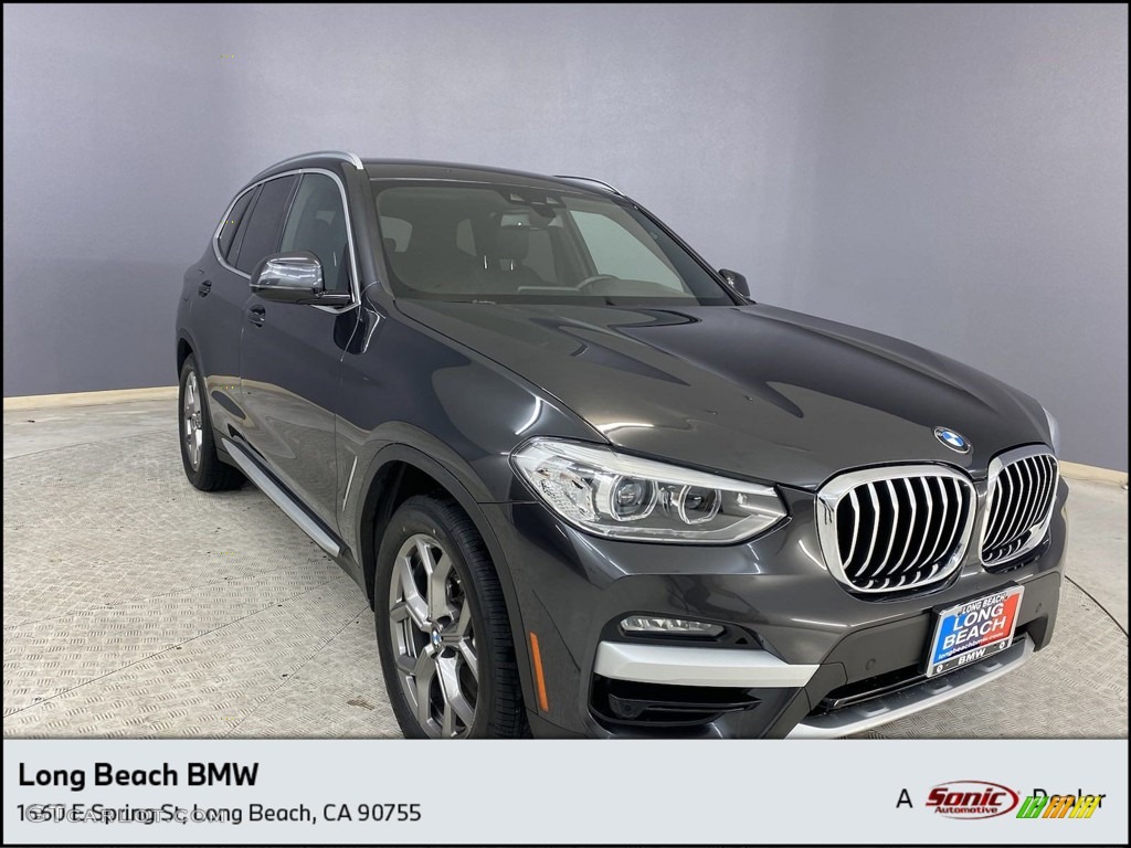 2020 X3 sDrive30i - Dark Graphite Metallic / Black photo #1