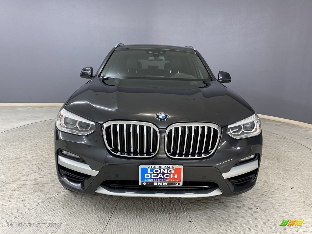 2020 X3 sDrive30i - Dark Graphite Metallic / Black photo #2