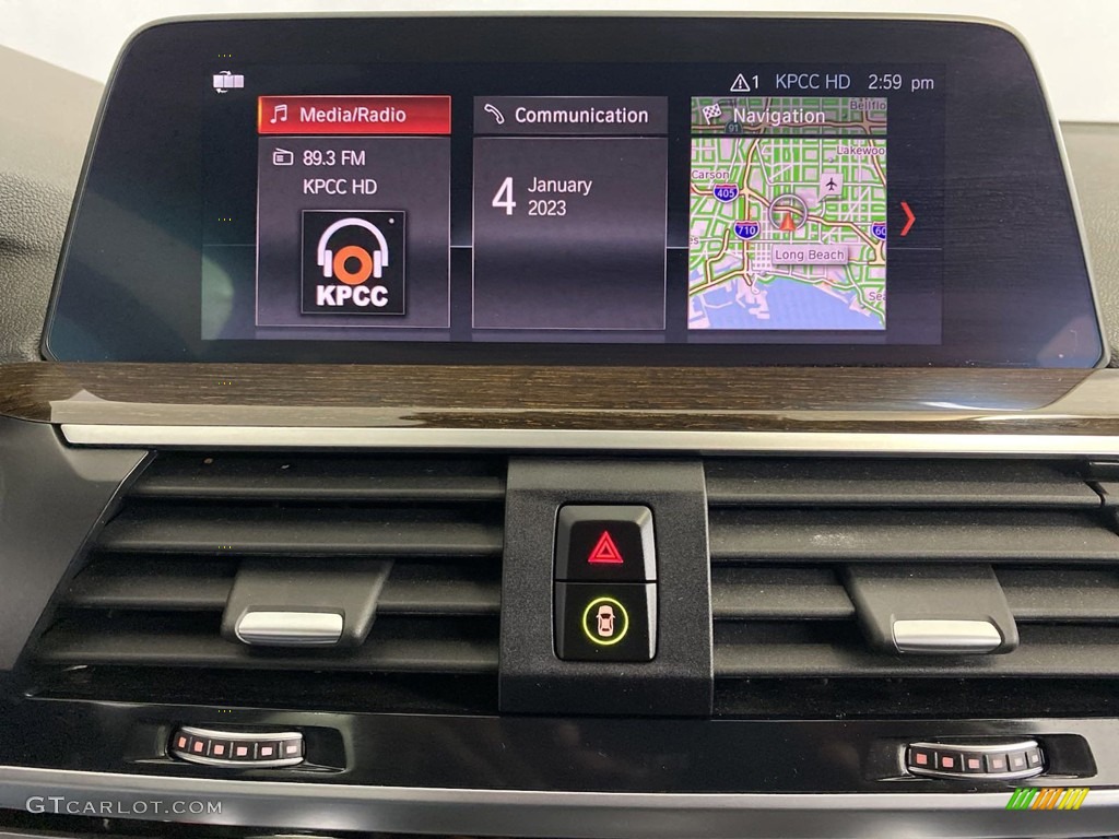 2020 X3 sDrive30i - Dark Graphite Metallic / Black photo #22