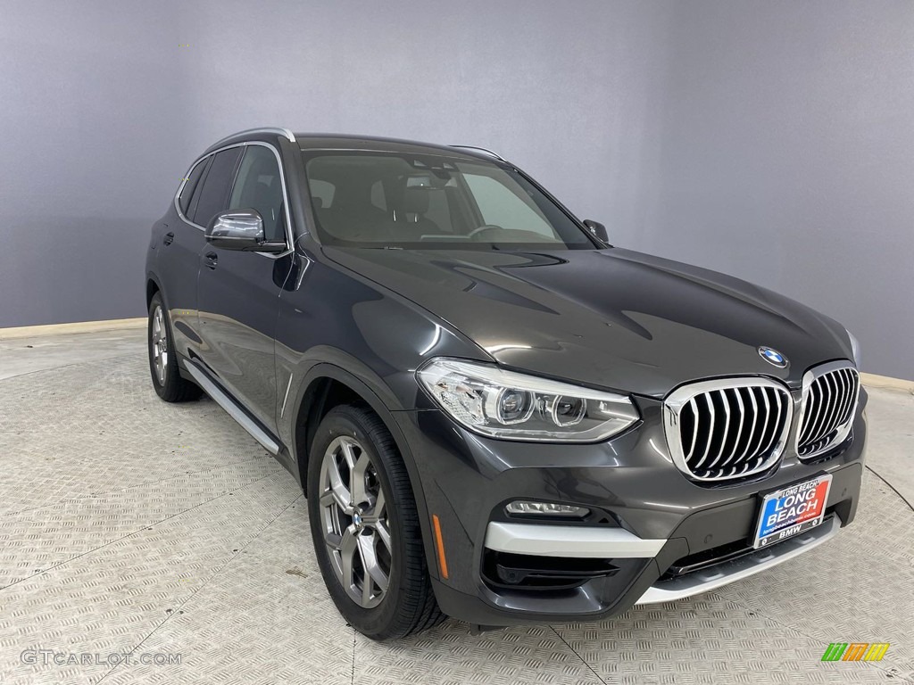 2020 X3 sDrive30i - Dark Graphite Metallic / Black photo #38