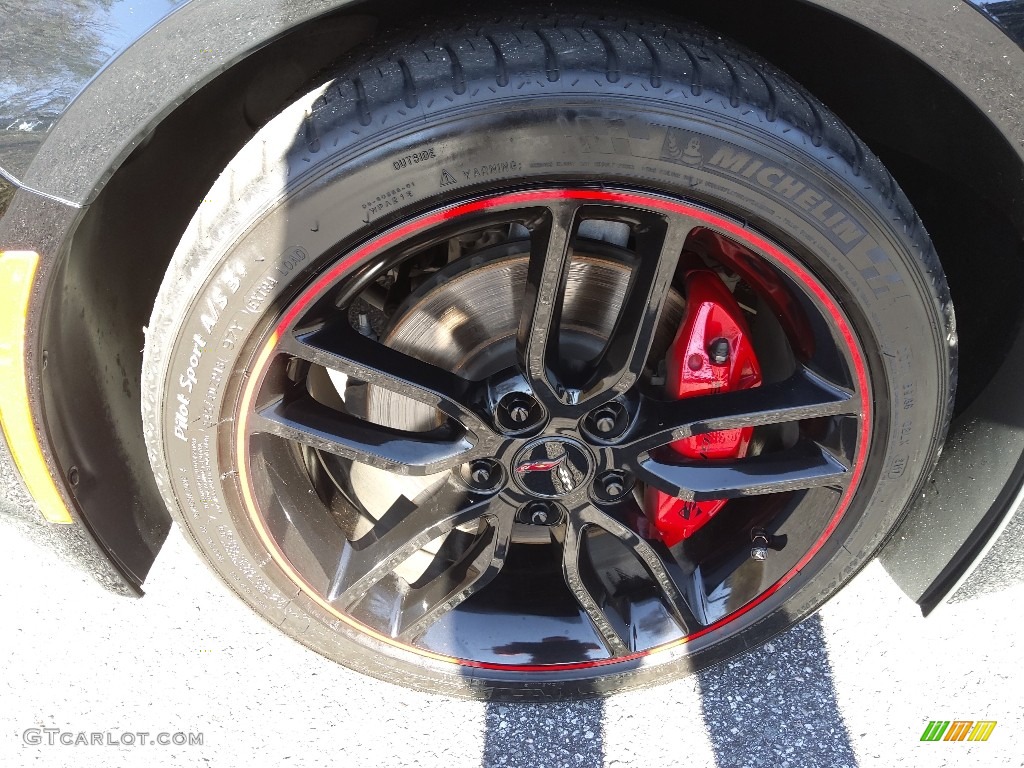 2016 Corvette Stingray Convertible - Black / Adrenaline Red photo #11