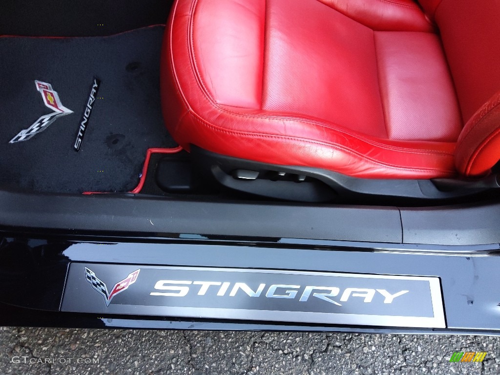 2016 Corvette Stingray Convertible - Black / Adrenaline Red photo #16