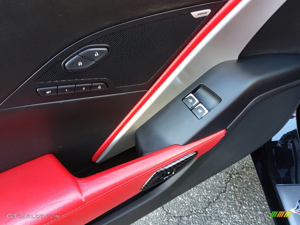 2016 Corvette Stingray Convertible - Black / Adrenaline Red photo #17