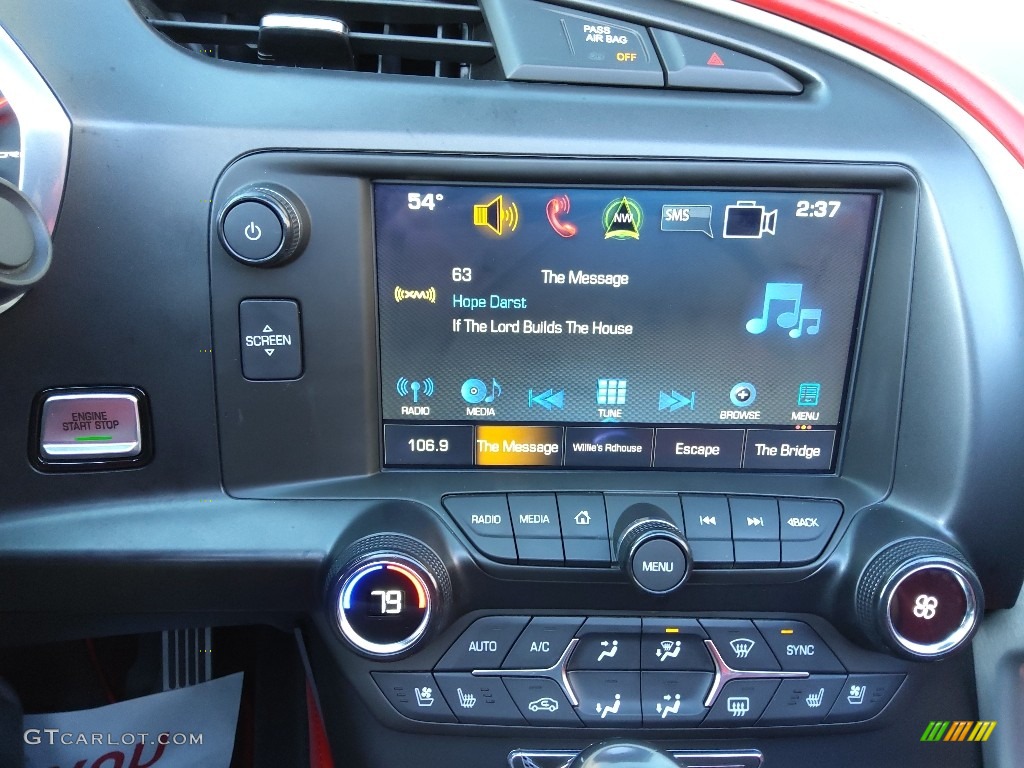 2016 Corvette Stingray Convertible - Black / Adrenaline Red photo #27