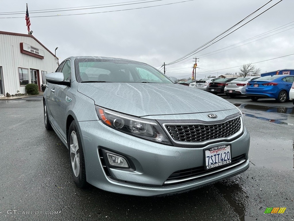 Aluminum Silver 2016 Kia Optima Hybrid Exterior Photo #145443229