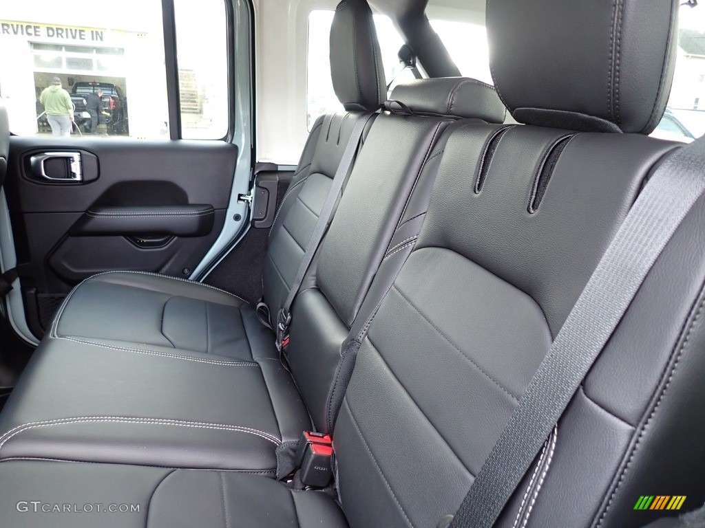 Black Interior 2023 Jeep Wrangler Unlimited Sahara 4XE Hybrid Photo #145443305