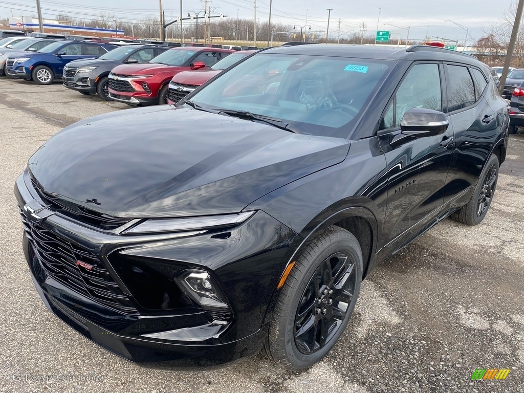 Black 2023 Chevrolet Blazer RS AWD Exterior Photo #145444168