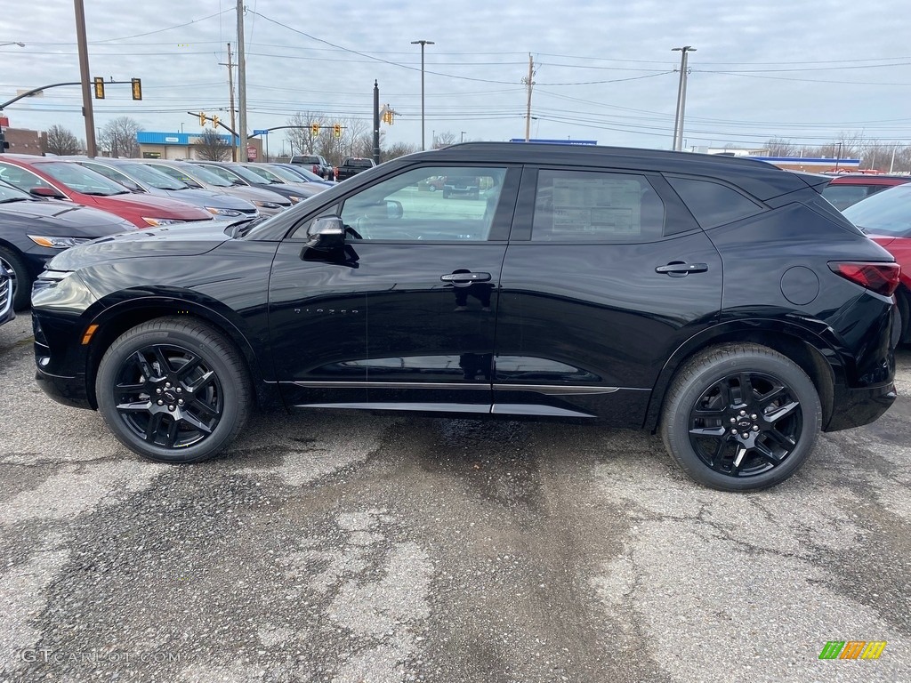 Black 2023 Chevrolet Blazer RS AWD Exterior Photo #145444189
