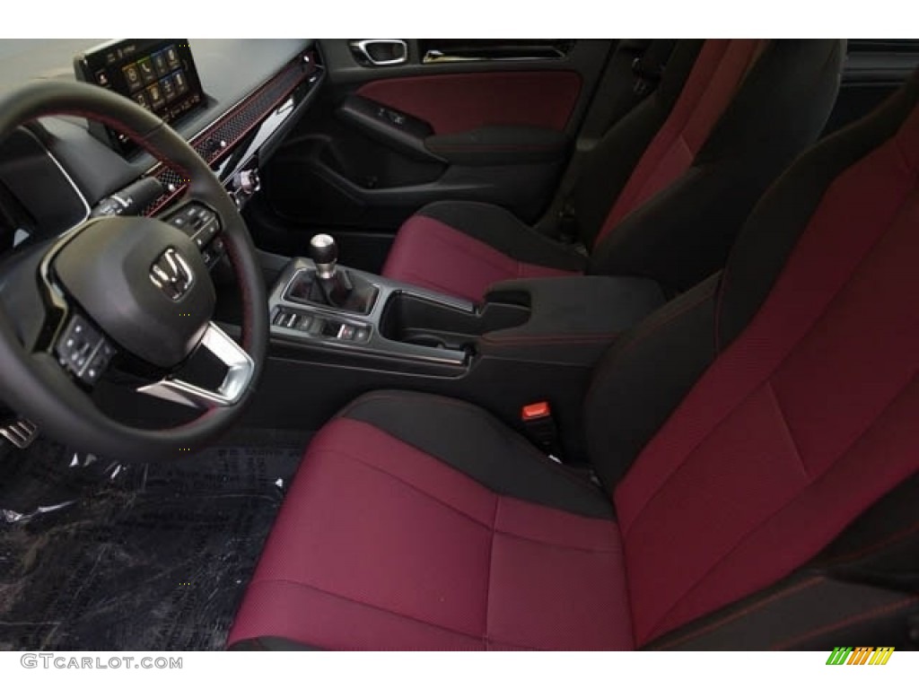 Black/Red Interior 2023 Honda Civic Si Sedan Photo #145444300