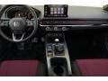 Black/Red 2023 Honda Civic Si Sedan Interior Color