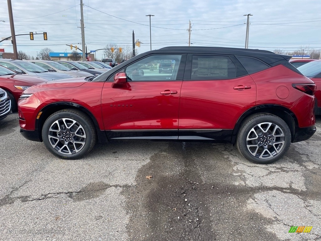 Radiant Red Tintcoat 2023 Chevrolet Blazer RS AWD Exterior Photo #145444654
