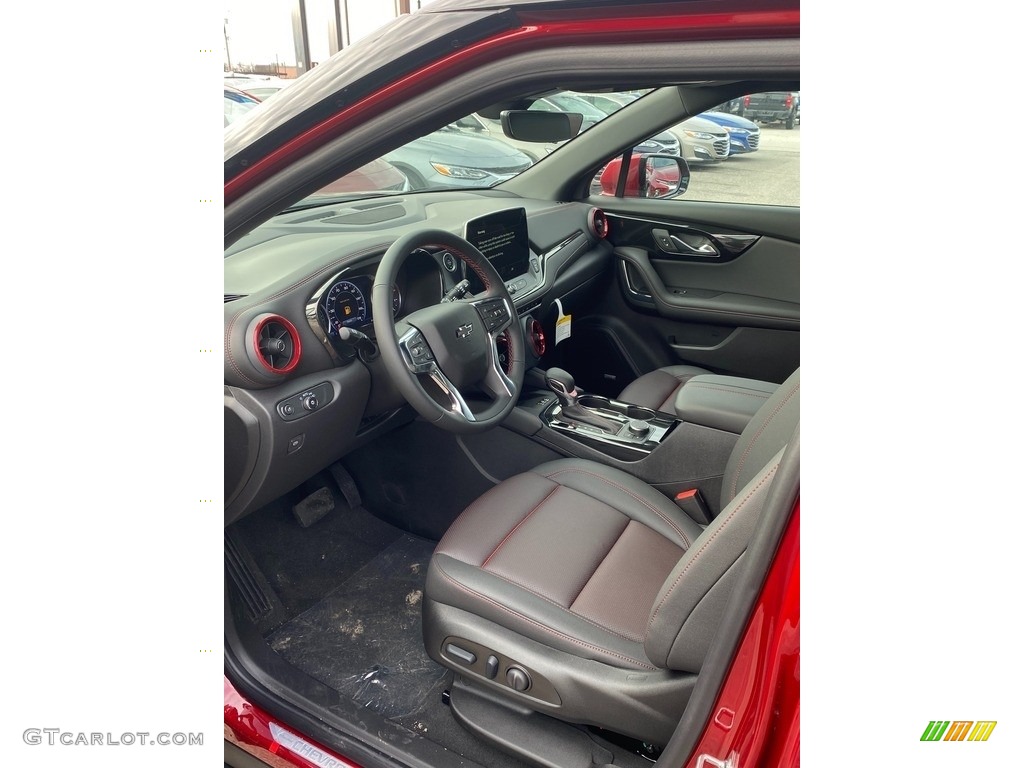 Jet Black w/Red Accents Interior 2023 Chevrolet Blazer RS AWD Photo #145444729