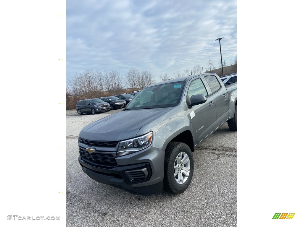 2022 Colorado LT Crew Cab - Satin Steel Metallic / Jet Black photo #2
