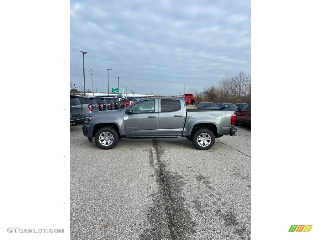 2022 Colorado LT Crew Cab - Satin Steel Metallic / Jet Black photo #3