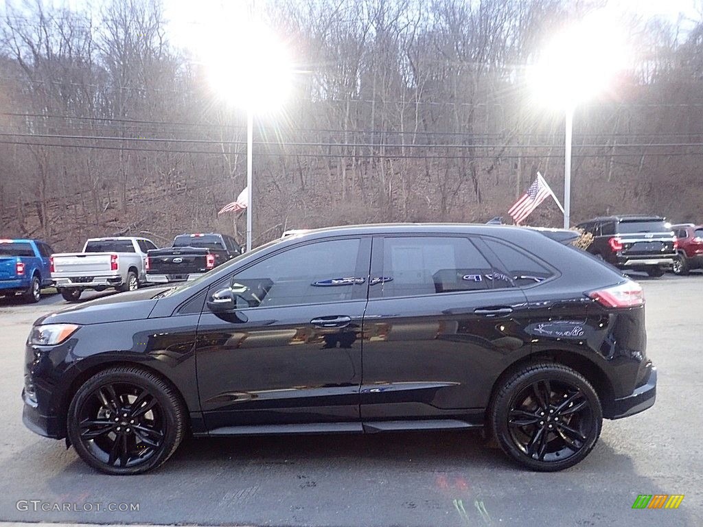 Agate Black 2020 Ford Edge ST AWD Exterior Photo #145445101 | GTCarLot.com