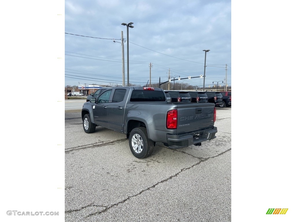 2022 Colorado LT Crew Cab - Satin Steel Metallic / Jet Black photo #4