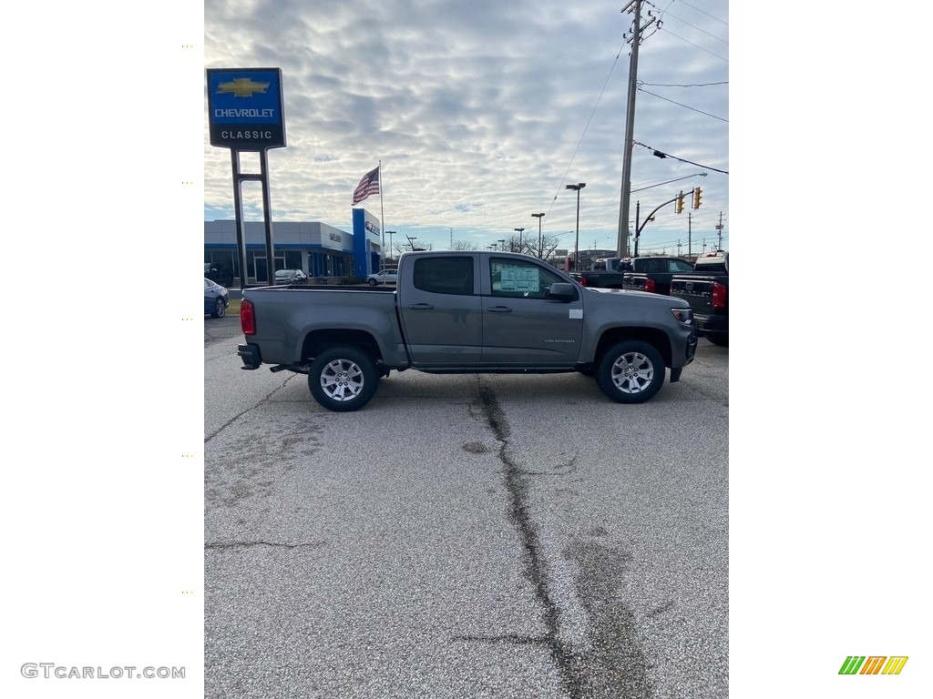 2022 Colorado LT Crew Cab - Satin Steel Metallic / Jet Black photo #7