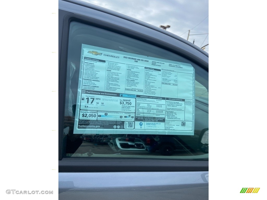 2022 Colorado ZR2 Crew Cab 4x4 - Satin Steel Metallic / Jet Black photo #10