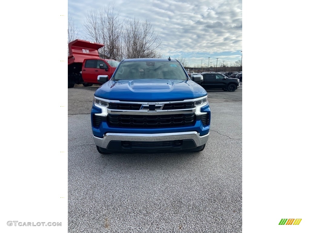 2022 Silverado 1500 LT Crew Cab 4x4 - Glacier Blue Metallic / Jet Black photo #1