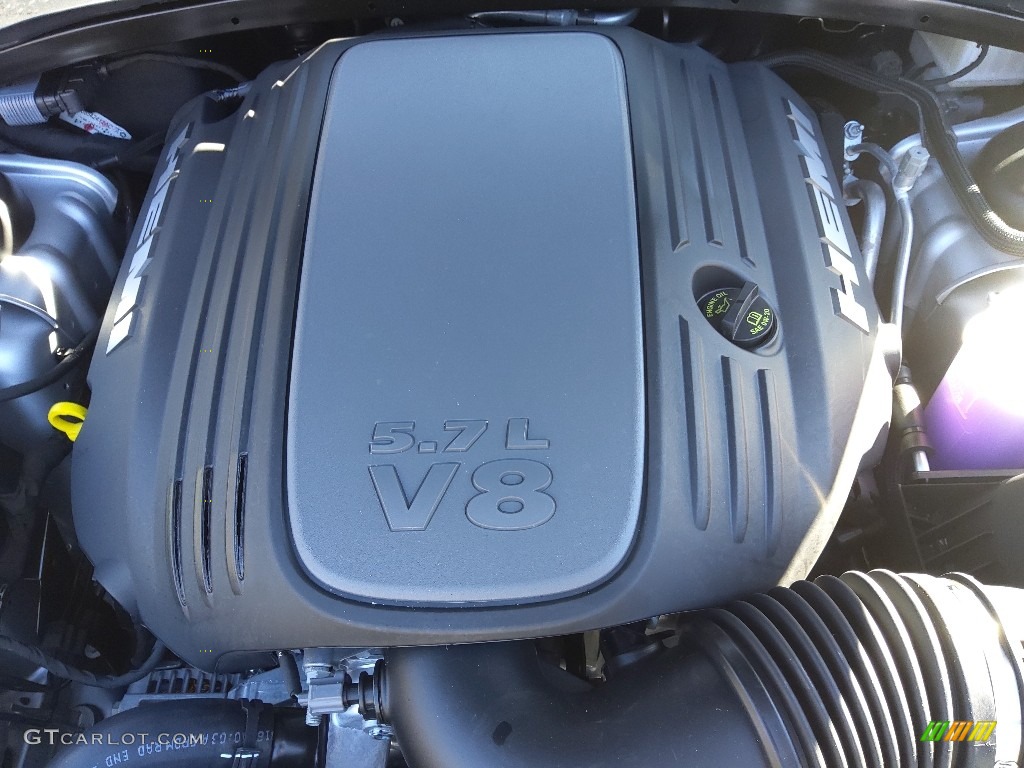 2022 Dodge Charger R/T Blacktop 5.7 Liter HEMI OHV 16-Valve VVT V8 Engine Photo #145445731