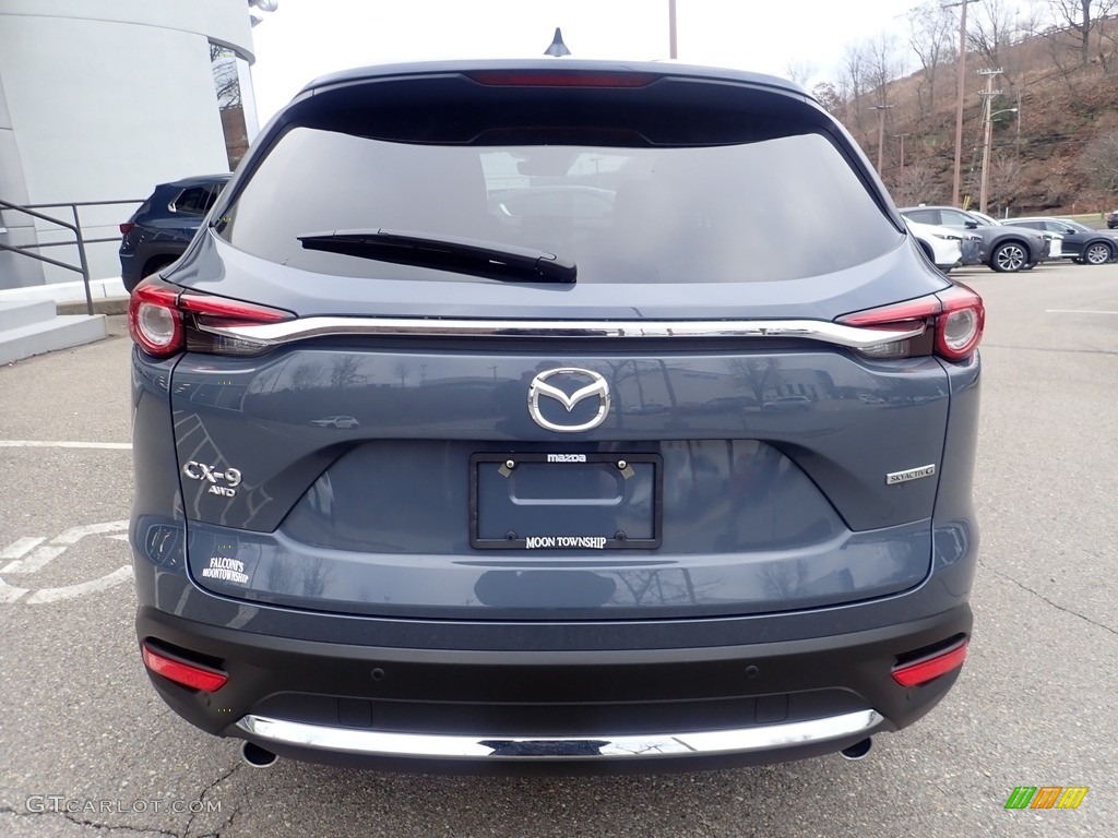 2023 CX-9 Carbon Edition AWD - Polymetal Gray Metallic / Red photo #3