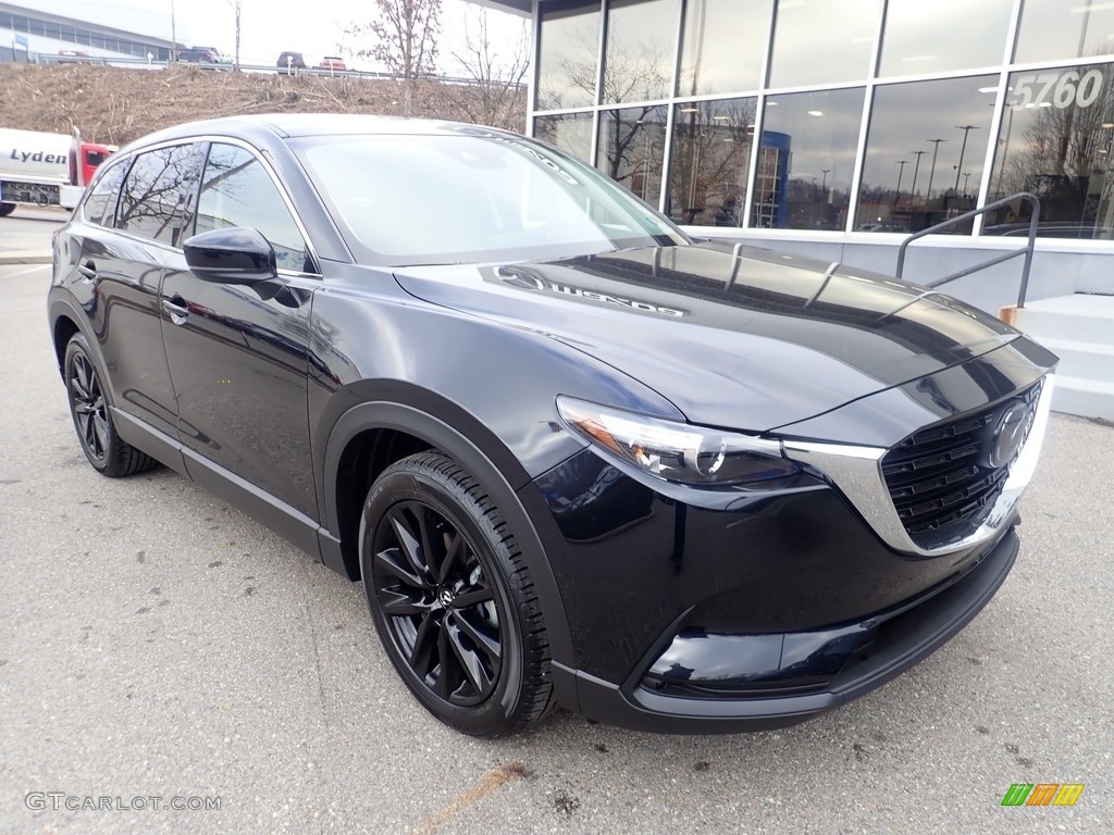 Jet Black Mica 2023 Mazda CX-9 Touring Plus AWD Exterior Photo #145447582