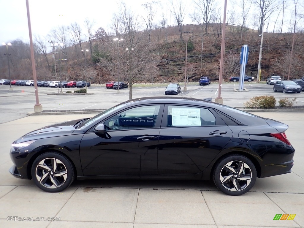 2023 Elantra SEL - Phantom Black / Black photo #6