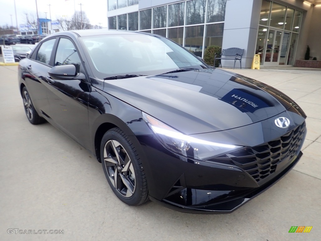 2023 Elantra SEL - Phantom Black / Black photo #9
