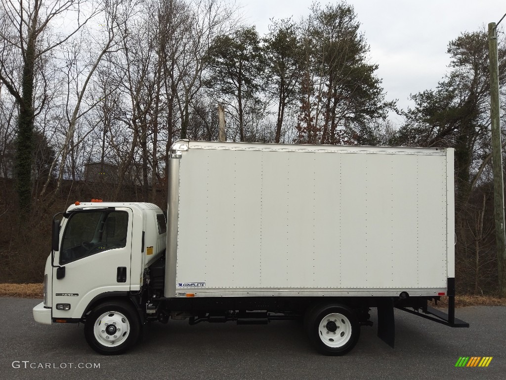 White 2022 Isuzu N Series Truck NPR-HD Chassis Exterior Photo #145449169