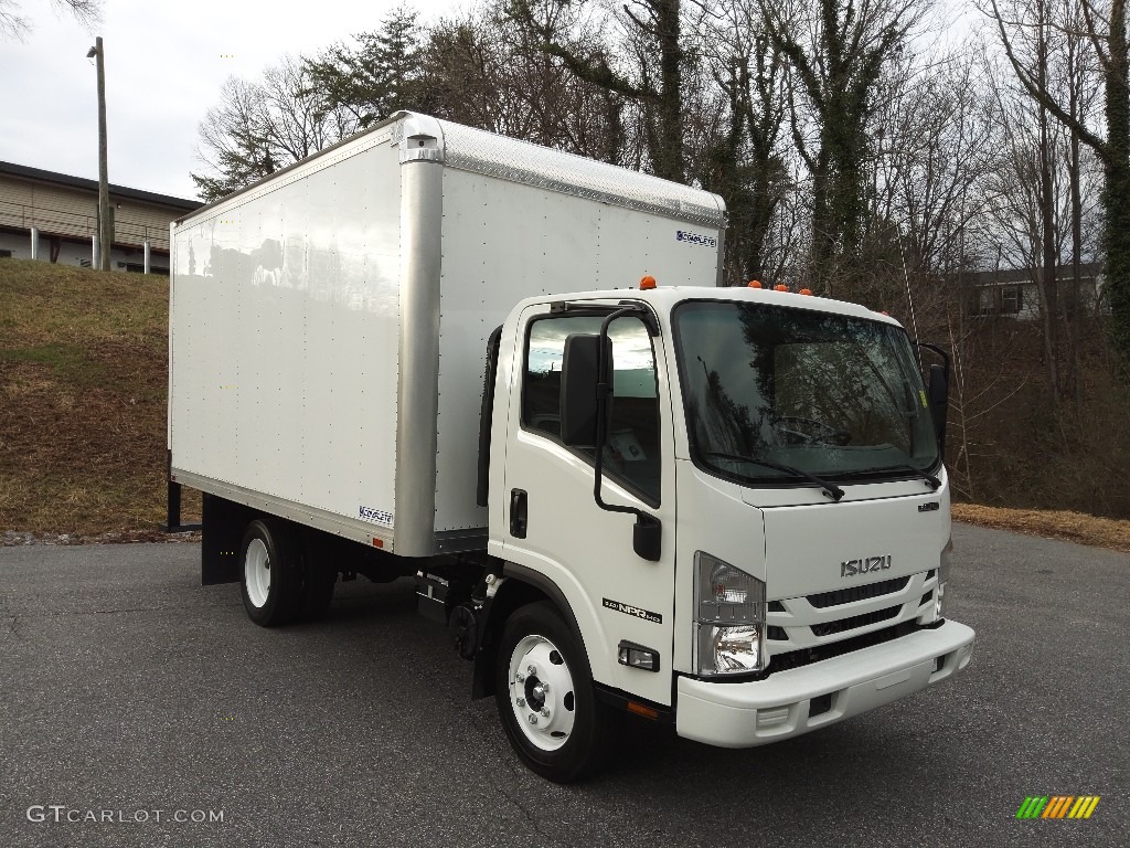 White 2022 Isuzu N Series Truck NPR-HD Chassis Exterior Photo #145449190