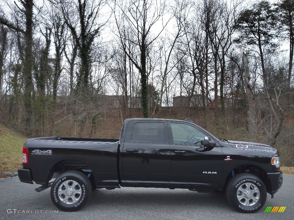 Diamond Black Crystal Pearl 2022 Ram 2500 Big Horn Crew Cab 4x4 Exterior Photo #145449802