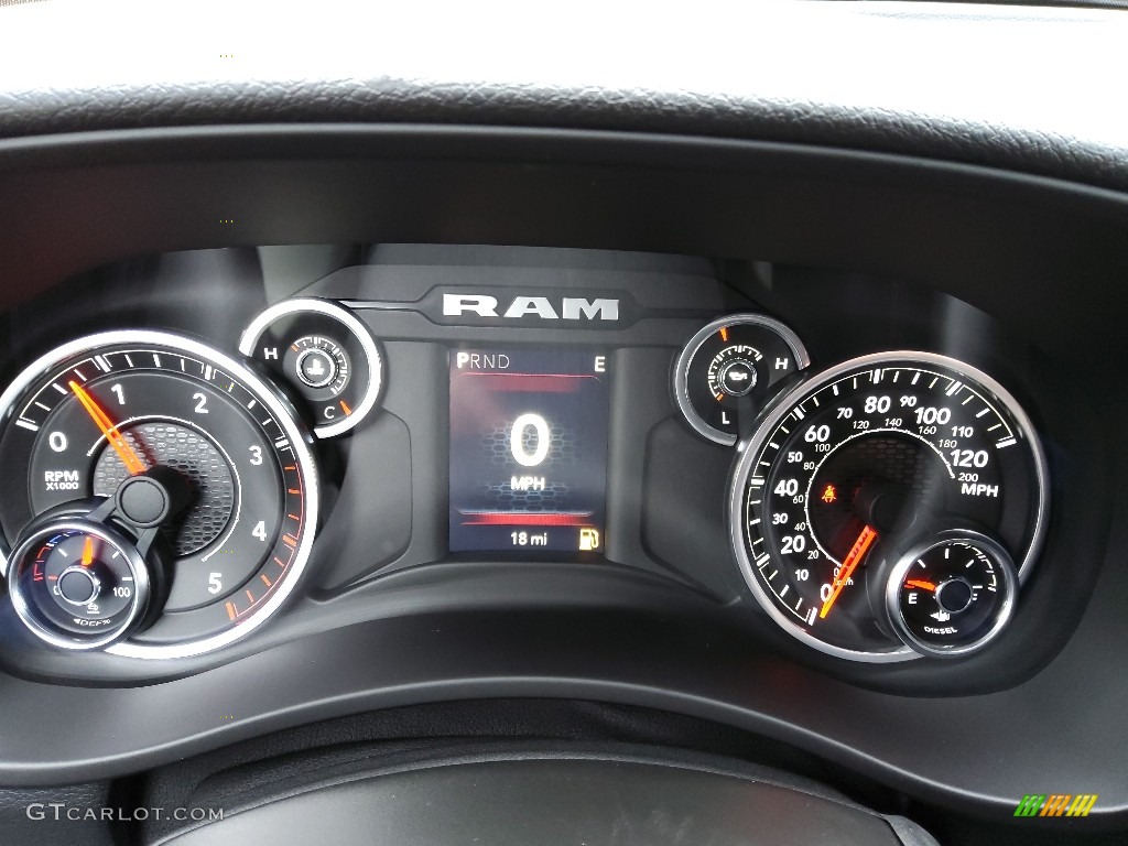 2022 Ram 2500 Big Horn Crew Cab 4x4 Gauges Photo #145449853
