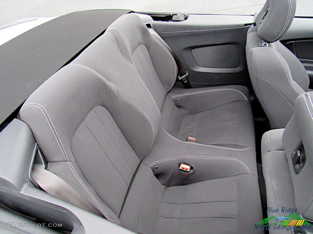 2021 Ford Mustang EcoBoost Convertible Rear Seat Photos
