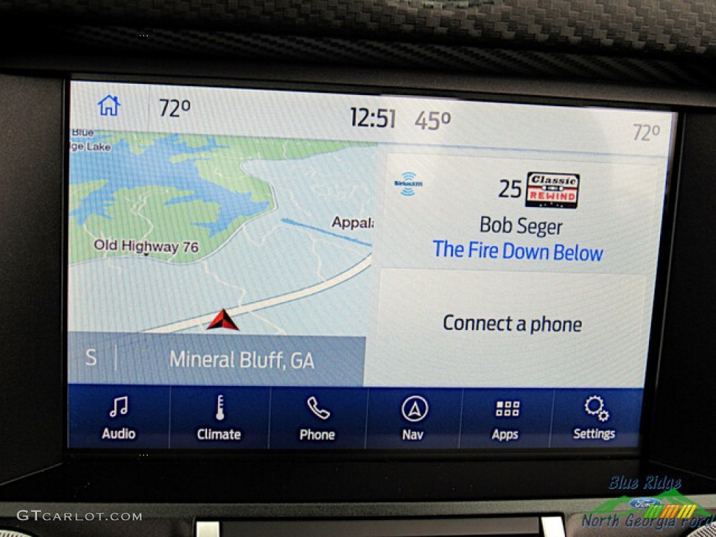 2021 Ford Mustang EcoBoost Convertible Navigation Photos