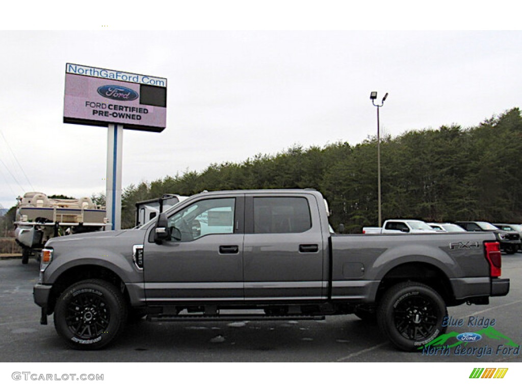 2022 F250 Super Duty XLT Crew Cab 4x4 - Carbonized Gray / Medium Earth Gray photo #2