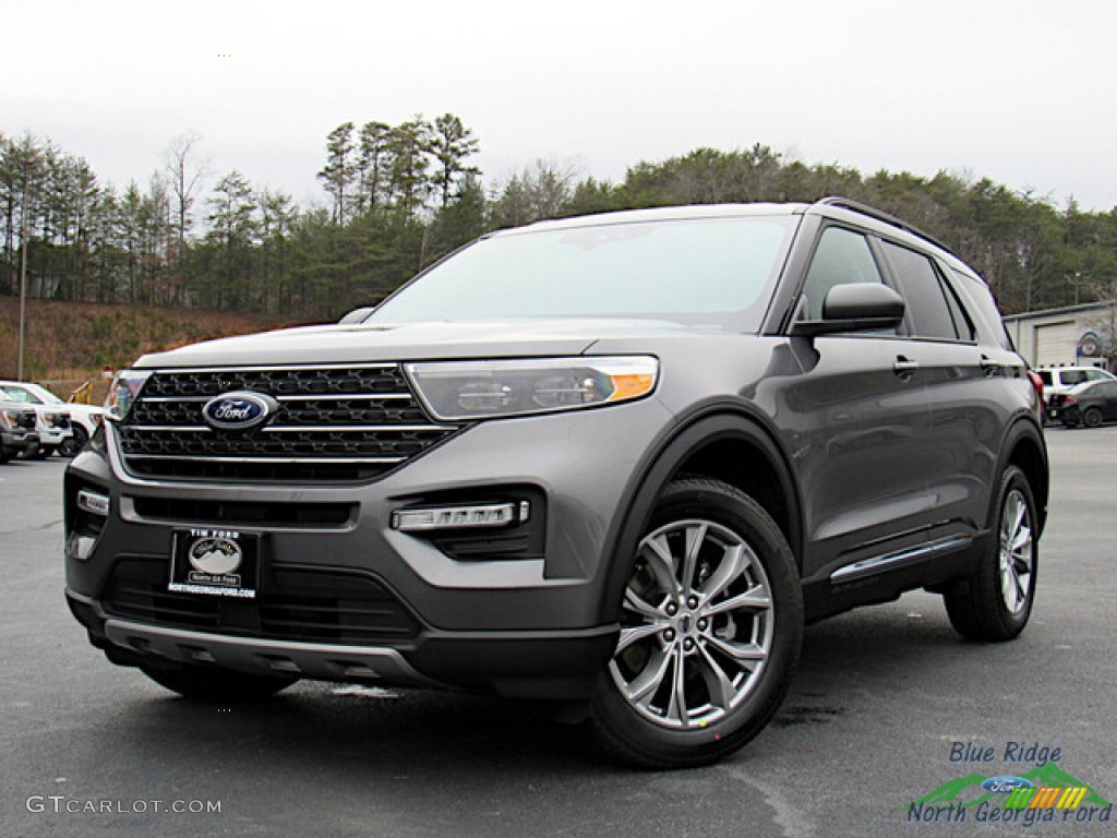 2022 Carbonized Gray Metallic Ford Explorer XLT 4WD 145424429 Photo 6
