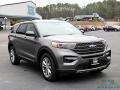 2022 Carbonized Gray Metallic Ford Explorer XLT 4WD  photo #7