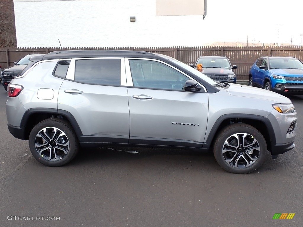 Billet Silver Metallic 2022 Jeep Compass Limited 4x4 Exterior Photo #145450620