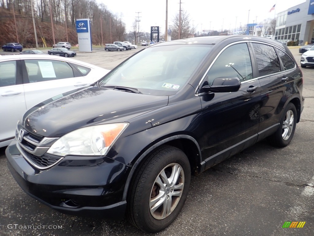 2010 CR-V EX-L AWD - Crystal Black Pearl / Black photo #1