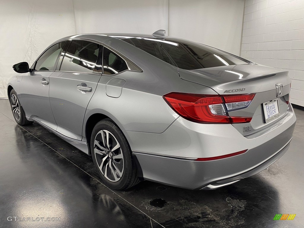 2020 Accord EX-L Hybrid Sedan - Lunar Silver Metallic / Gray photo #5