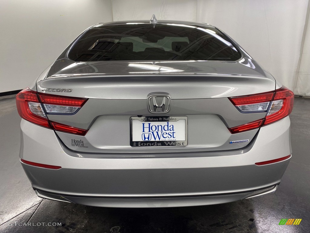 2020 Accord EX-L Hybrid Sedan - Lunar Silver Metallic / Gray photo #6