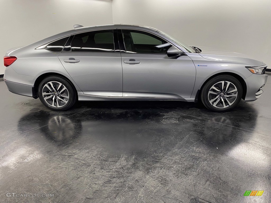 2020 Accord EX-L Hybrid Sedan - Lunar Silver Metallic / Gray photo #8