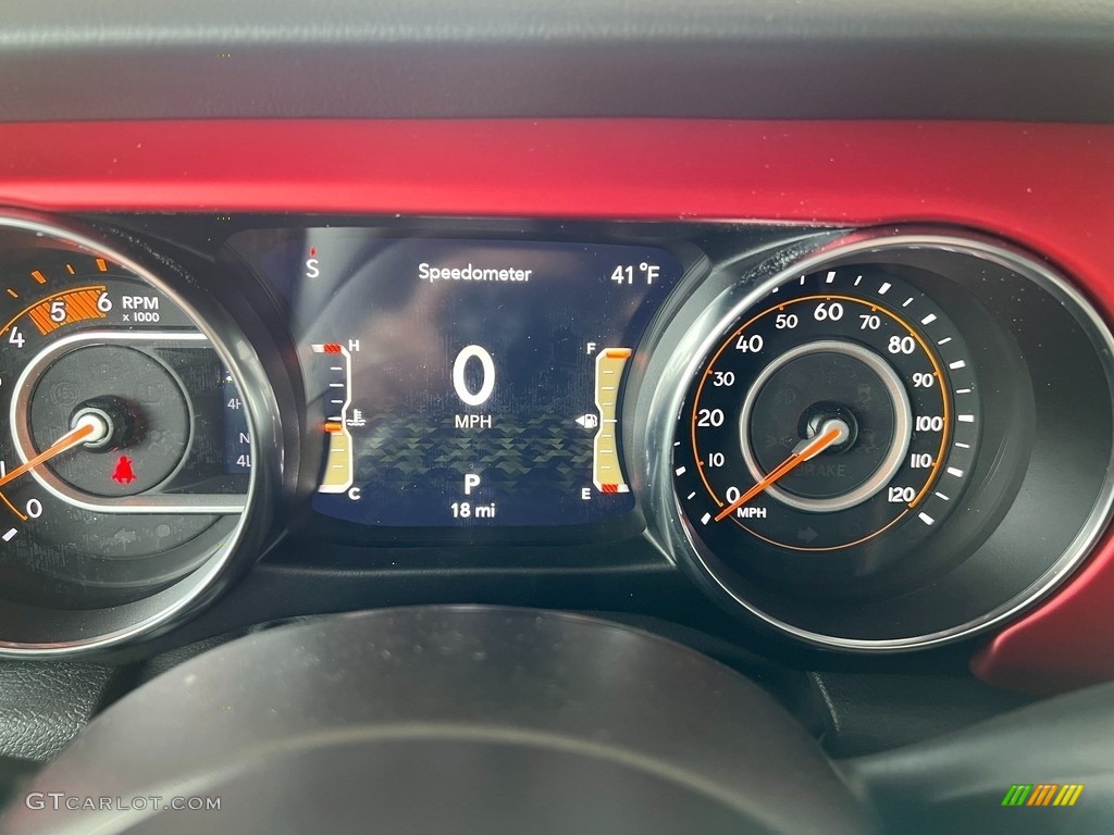 2023 Jeep Wrangler Unlimited Rubicon 4x4 Gauges Photo #145450916