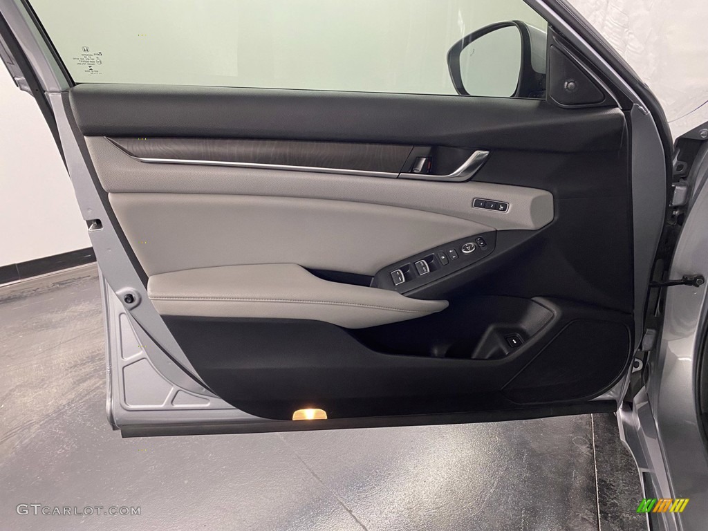 2020 Accord EX-L Hybrid Sedan - Lunar Silver Metallic / Gray photo #13